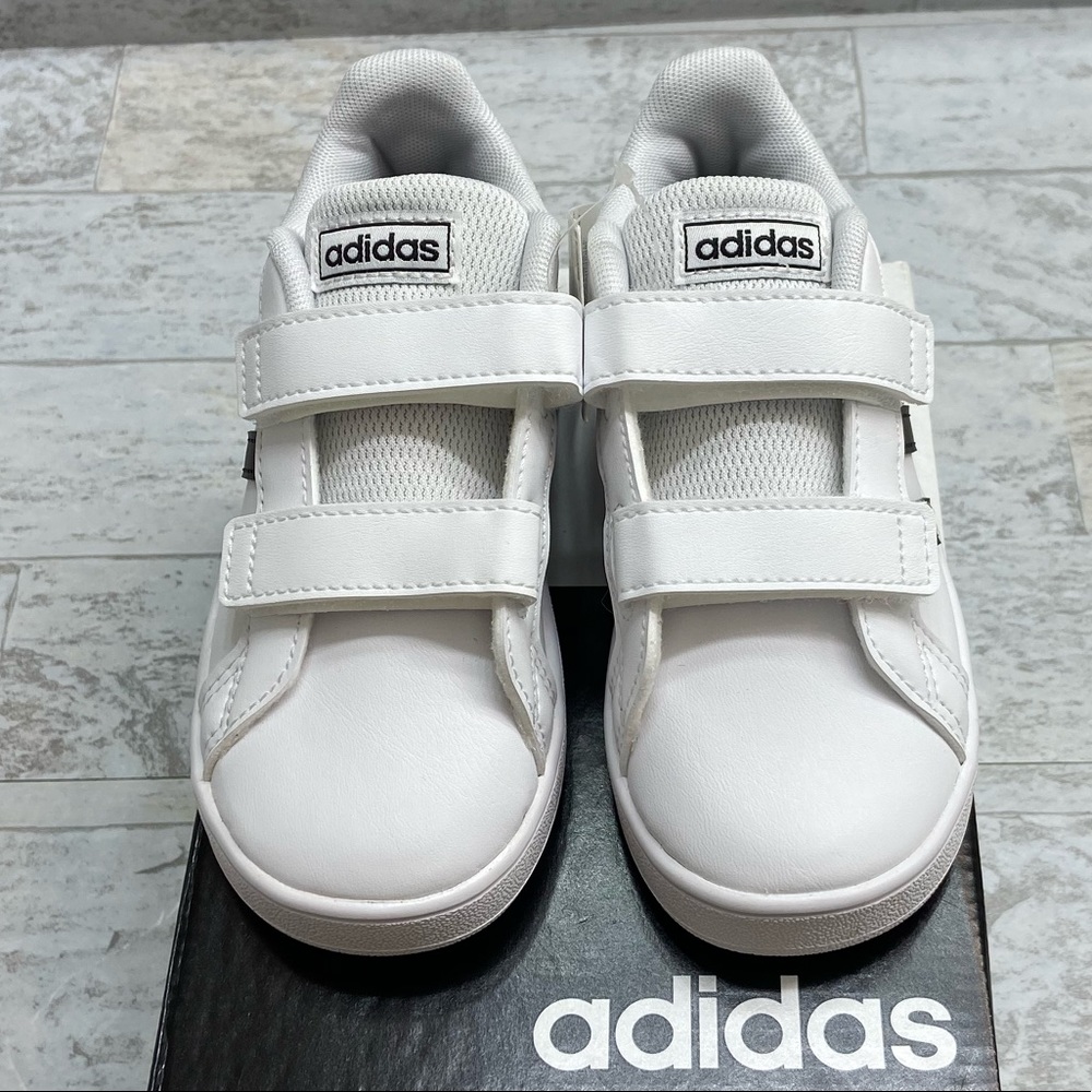 Adidas toddlers unisex Grand Court shoes - Picture 6 of 16